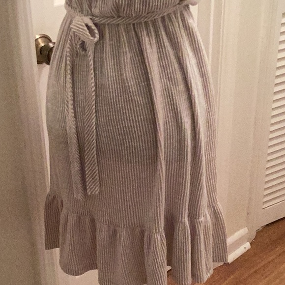 Caution to the Wind vertical strip dress - Picture 6 of 9